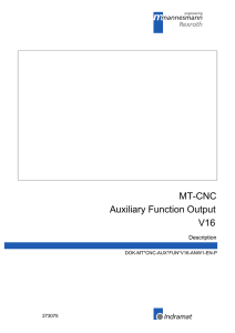 MT-CNC Auxiliary Function Output V16