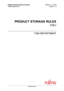 Product Storage Rules