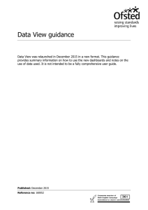 Data View guidance