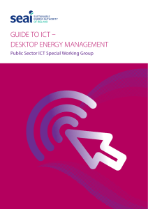 guide to ict – desktop energy management