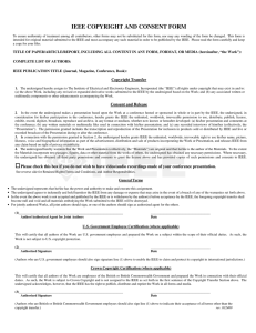 ieee copyright and consent form