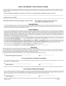 ieee copyright and consent form