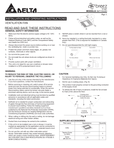 READ AND SAVE THESE INSTRUCTIONS