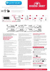 rEAd ANd sAvE THEsE imPOrTANT sAfETy iNsTruCTiONs QuiCK