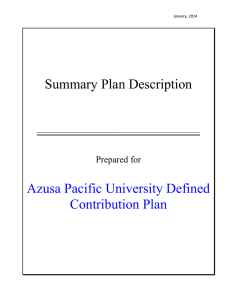 LEGEND :: - Azusa Pacific University
