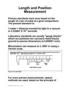 Length and Position Measurement
