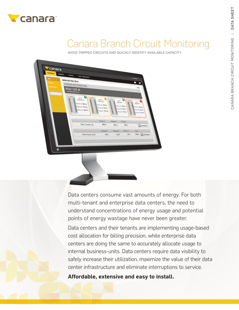Canara Branch Circuit Monitoring