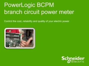 PowerLogic BCPM branch circuit power meter