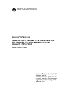 shokoufeh teymouri chemical surface modification of polyimide film