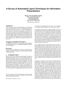 A Survey of Automated Layout Techniques for Information