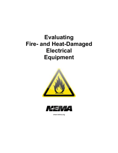 Evaluating Fire- and Heat-Damaged Electrical Equipment