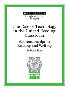 The Role of Technology in the Guided Reading Classroom