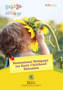Professional Pedagogy for Early Childhood Education