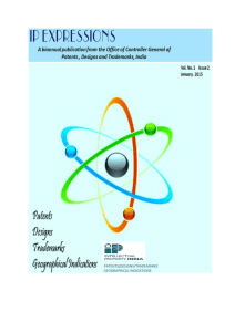 PATENTS/DESIGNS/TRADEMARKS GEOGRAPHICAL INDICATIONS