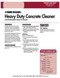 Heavy Duty Concrete Cleaner