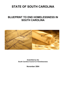 Blueprint to End Homelessness in South Carolina