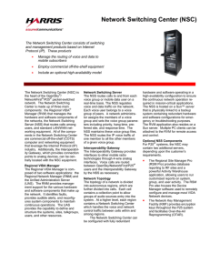 Network Switching Center (NSC)