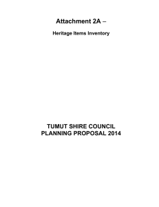 Attachment 2A - Tumut Shire Council
