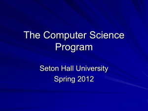 The Computer Science Program