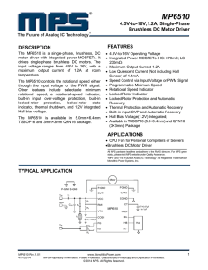 MP6510 - Monolithic Power System