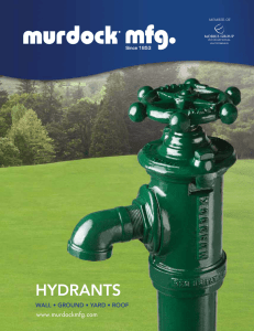 Brochure Murdock Hydrant