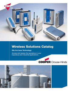 Wireless Solutions Catalog - Pacific Parts and Controls