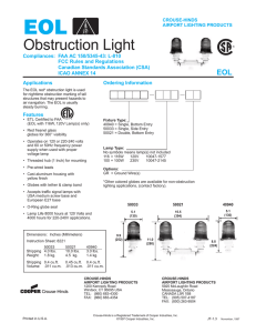 Obstruction Light - ACES, Inc. Home Page