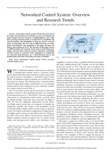 Networked Control System: Overview and Research Trends