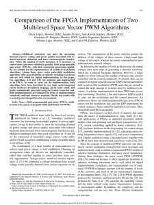 Comparison of the FPGA Implementation of Two Multilevel Space