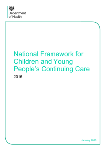 National Framework for Children and Young People`s