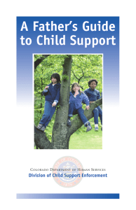 A Father`s Guide to Child Support