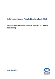 Children and Young People (Scotland) Act 2014