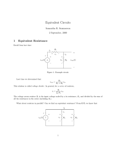 Equivalent Circuits