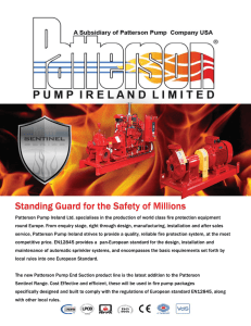 EN12845 Fire Pump Line Brochure