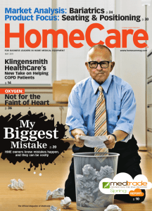 HomeCare, May 2011 - DME Billing Services from Pro