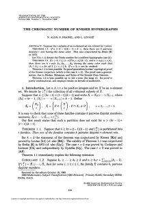 Asz n > (kr - 1)+ - American Mathematical Society
