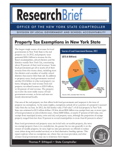 Property Tax Exemptions in New York State