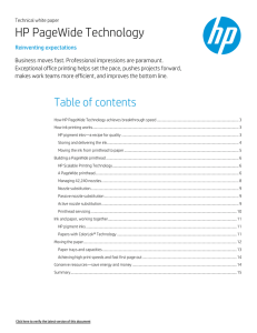 HP PageWide Technology