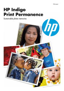 HP Indigo Print Permanence
