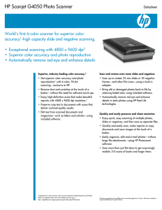 HP Scanjet G4050 Photo Scanner