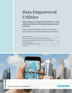 Data Empowered Utilities