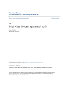 Zola`s Nana| Power in a prostitute`s body - ScholarWorks