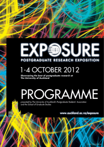 1-4 october 2012 - The University of Auckland