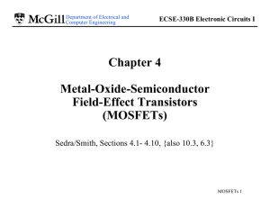 Chapter 4 Metal-Oxide-Semiconductor Field