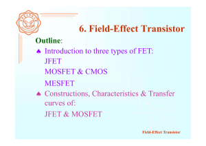 6. Field-Effect Transistor