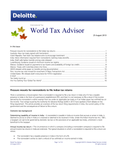World Tax Advisor