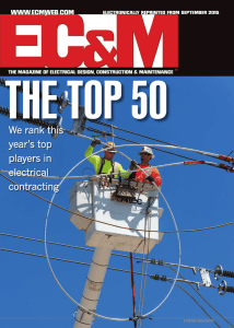 We rank this year`s top players in electrical contracting