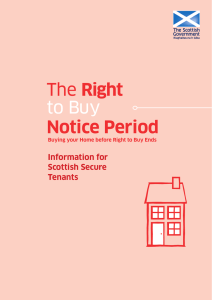 The Right to Buy Notice Period - Buying your Home before Right to