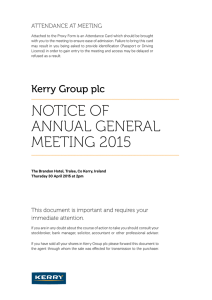 Notice of AGM and Letter from Chairman