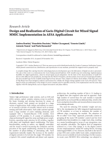 Design and Realization of GaAs Digital Circuit for Mixed Signal